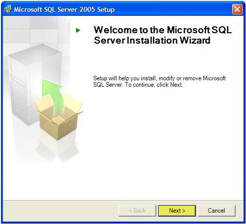 instalace SQL Server krok 3